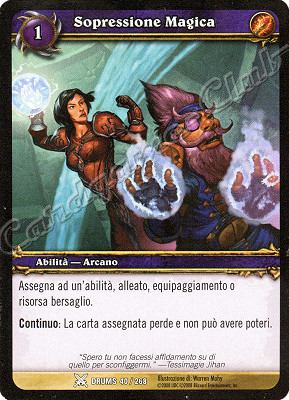 DRUMS 040 / 268 Sopressione Magica comune -NEAR MINT-