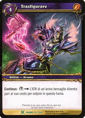 DRUMS 042 / 268 Trasfigurare non comune -NEAR MINT-