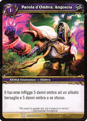 DRUMS 056 / 268 Parola d'Ombra: Angoscia comune -NEAR MINT-