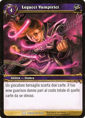 DRUMS 058 / 268 Legacci Vampirici comune -NEAR MINT-