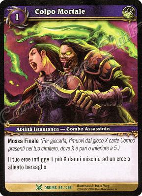 DRUMS 059 / 268 Colpo Mortale non comune -NEAR MINT-