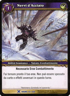 DRUMS 062 / 268 Nervi d'Acciaio rara -NEAR MINT-