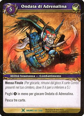 DRUMS 066 / 268 Ondata di Adrenalina non comune -NEAR MINT-