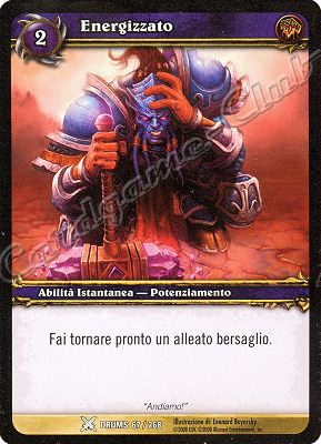 DRUMS 067 / 268 Energizzato comune -NEAR MINT-