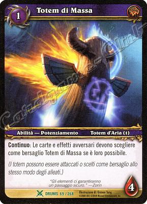 DRUMS 069 / 268 Totem di Massa non comune -NEAR MINT-