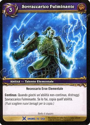 DRUMS 070 / 268 Sovraccarico Fulminante rara -NEAR MINT-