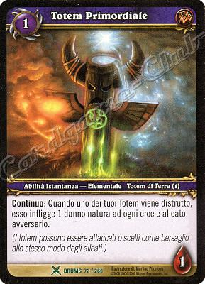 DRUMS 072 / 268 Totem Primordiale non comune -NEAR MINT-