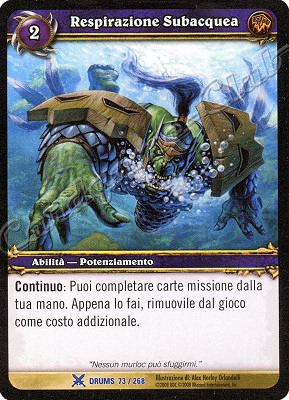 DRUMS 073 / 268 Respirazione Subacquea rara -NEAR MINT-