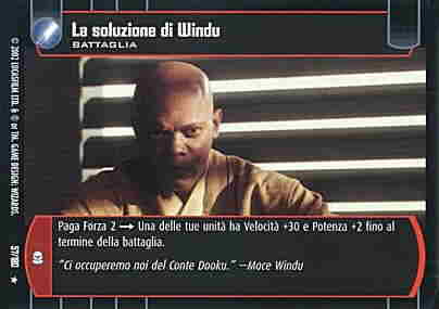 057 / 180 La soluzione di Windu rara (IT) -NEAR MINT-