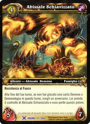 DRUMS 077 / 268 Abissale Schiavizzato rara -NEAR MINT-