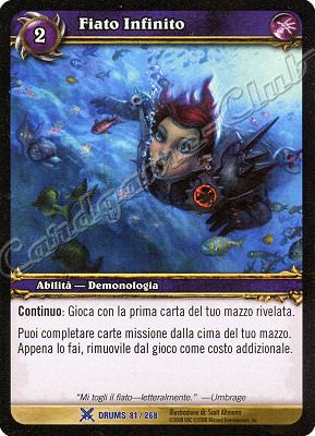 DRUMS 081 / 268 Fiato Infinito rara -NEAR MINT-