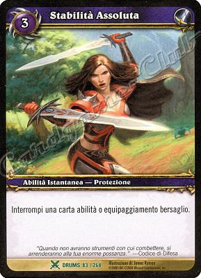 DRUMS 083 / 268 Stabilita' Assoluta non comune -NEAR MINT-