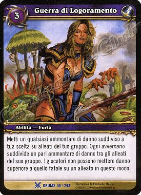 DRUMS 089 / 268 Guerra di Logoramento rara -NEAR MINT-