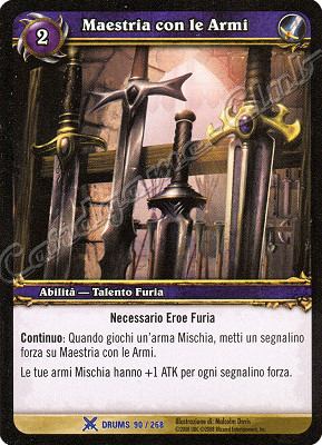 DRUMS 090 / 268 Maestria con le Armi rara -NEAR MINT-