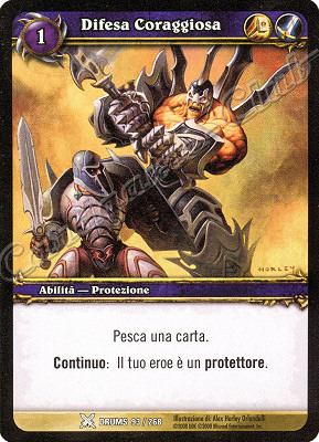 DRUMS 093 / 268 Difesa Coraggiosa comune -NEAR MINT-