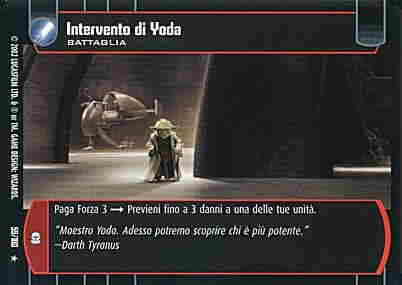 059 / 180 Intervento di Yoda rara (IT) -NEAR MINT-