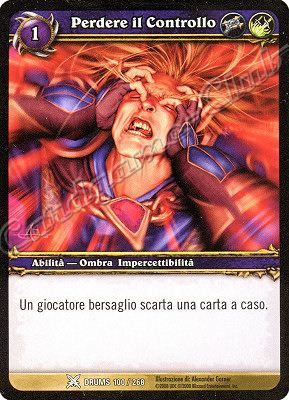 DRUMS 100 / 268 Perdere il Controllo comune -NEAR MINT-