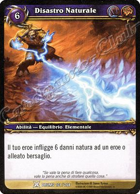 DRUMS 101 / 268 Disastro Naturale comune -NEAR MINT-