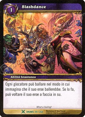 DRUMS 111 / 268 Slashdance non comune -NEAR MINT-