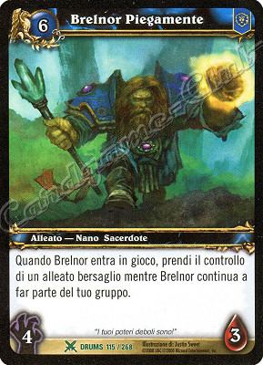 DRUMS 115 / 268 Brelnor Piegamente non comune -NEAR MINT-