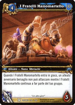 DRUMS 128 / 268 I Fratelli Manomartello comune -NEAR MINT-