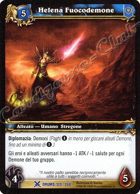 DRUMS 129 / 268 Helena Fuocodemone rara -NEAR MINT-