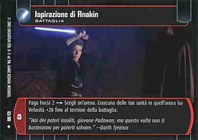 063 / 180 Ispirazione di Anakin non comune (IT) -NEAR MINT-