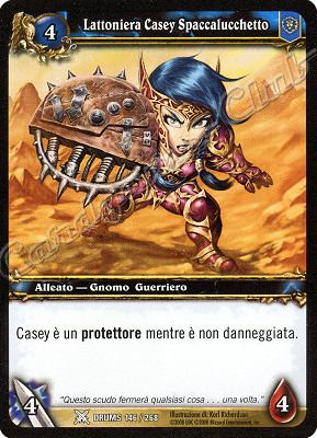 DRUMS 146 / 268 Lattoniera Casey Spadalucchetto comune -NEAR MINT-