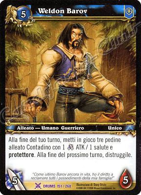 DRUMS 151 / 268 Weldon Barov epica -NEAR MINT-