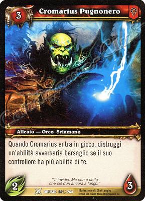 DRUMS 162 / 268 Cromarius Pugnonero comune -NEAR MINT-