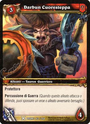 DRUMS 163 / 268 Darbun Cuoresteppa comune -NEAR MINT-