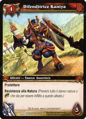 DRUMS 164 / 268 Difenditrice Kaniya comune -NEAR MINT-