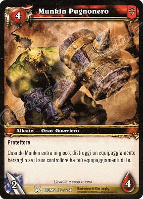 DRUMS 185 / 268 Munkin Pugnonero comune -NEAR MINT-