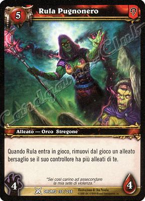 DRUMS 191 / 268 Rula Pugnonero comune -NEAR MINT-