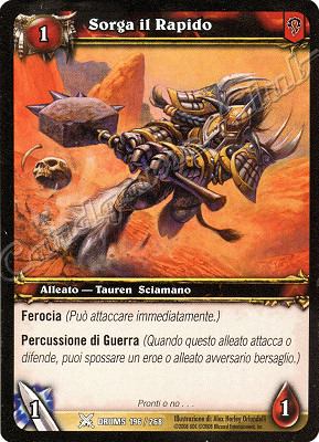 DRUMS 196 / 268 Sorga il Rapido comune -NEAR MINT-