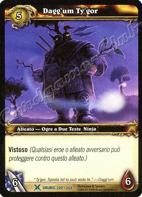 DRUMS 200 / 268 Dagg'um Ty'gor non comune -NEAR MINT-