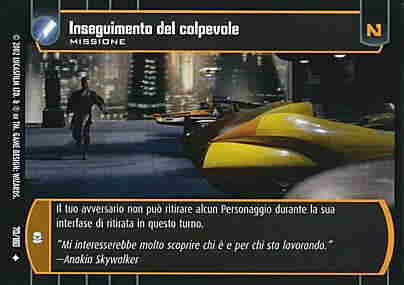 070 / 180 Inseguimento del colpevole non comune (IT) -NEAR MINT-