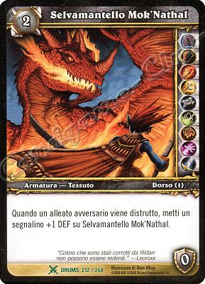 DRUMS 212 / 268 Selvamantello Mok'Nathal non comune -NEAR MINT-