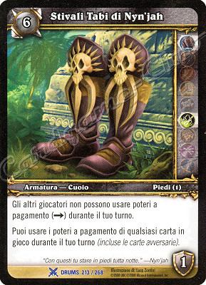 DRUMS 213 / 268 Stivali Tabi di Nyn'jah rara -NEAR MINT-