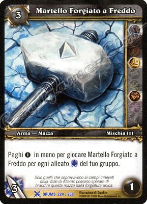 DRUMS 224 / 268 Martello Forgiato a Freddo rara -NEAR MINT-