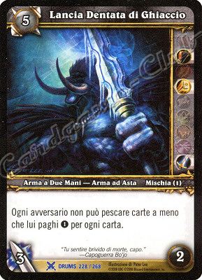 DRUMS 228 / 268 Lancia Dentata di Ghiaccio rara -NEAR MINT-