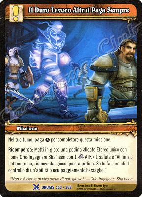 DRUMS 253 / 268 Il Duro Lavoro Altrui Paga Sempre rara -NEAR MINT-