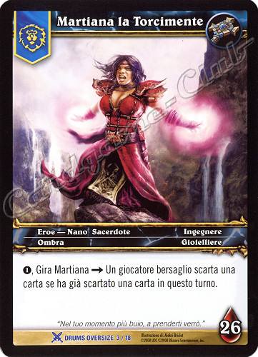 DRUMS OVERSIZE 03/18 Martiana la Torcimente rara oversize -NEAR MINT-