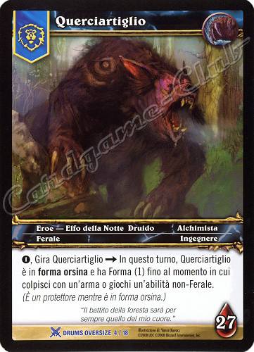 DRUMS OVERSIZE 04/18 Querciartiglio rara oversize -NEAR MINT-