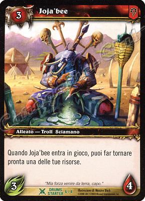 DRUMS STARTER 6/8 Joja'bee non comune -NEAR MINT-