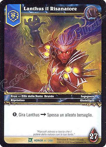 HONOR 004 / 208 Lanthus il Risanatore non comune -NEAR MINT-