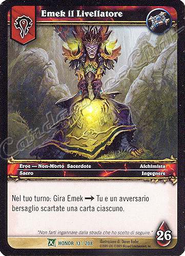 HONOR 013 / 208 Emek il Livellatore non comune -NEAR MINT-