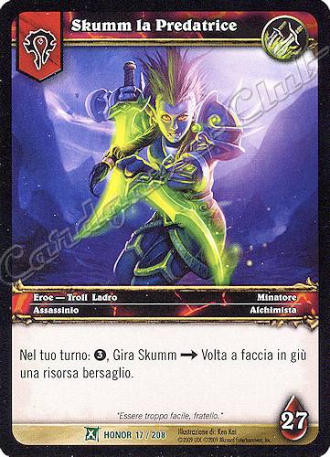 HONOR 017 / 208 Skumm la Predatrice non comune -NEAR MINT-
