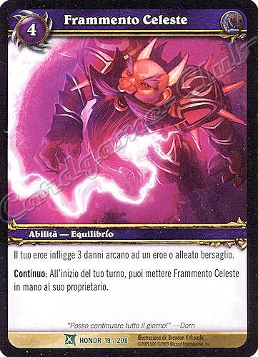 HONOR 019 / 208 Frammento Celeste non comune -NEAR MINT-