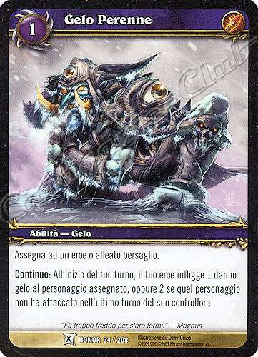 HONOR 034 / 208 Gelo Perenne comune -NEAR MINT-